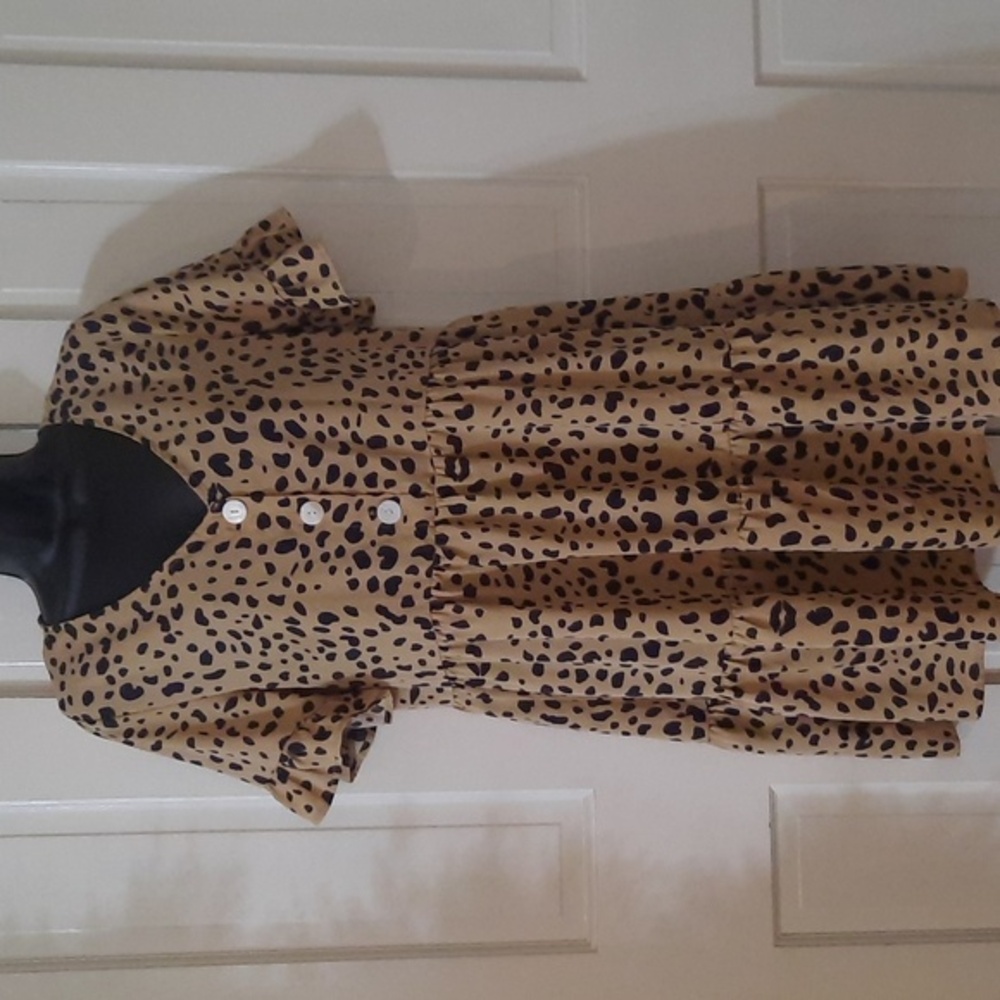 Trendy style Cheetah Print Dress - Woman's Size: Small